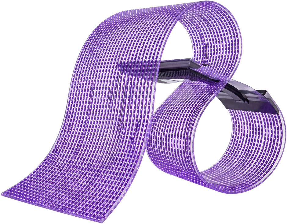 Transparante LED Folie — Doorzichtige LED-display folie voor ramen en gevels